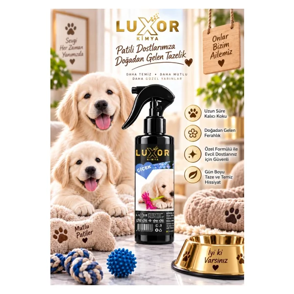 Luxor Köpek Parfümü Çiçek 200 ml - Görsel 2
