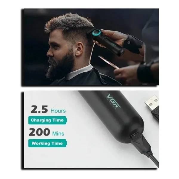 Vgr V-990 Siyah Saç Kesme Makinesi - Görsel 5
