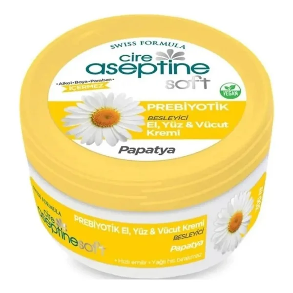 Cire Aseptine Soft Papatya Özlü Besleyici Prebiyotikli Krem 300 ml - Görsel 2