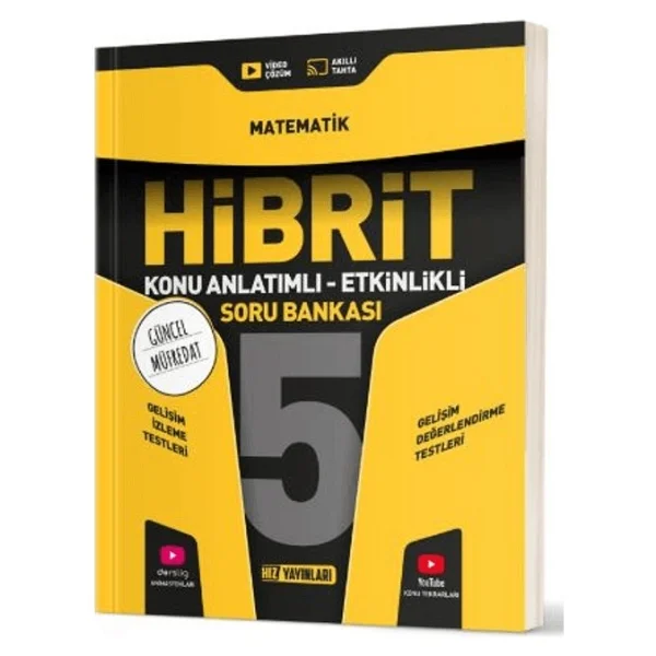 Hız Yayınları 5. Sınıf Hibrit Matematik Soru Bankası - Görsel 3