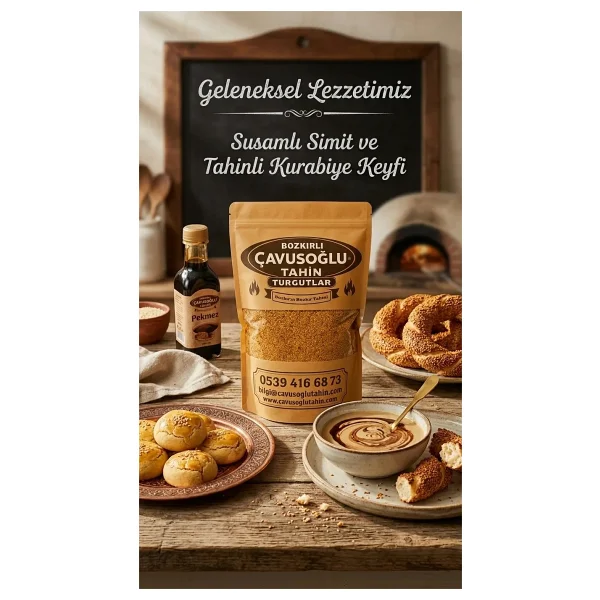 Bozkırlı Çavuşoğlu Odun Ateşinde Kavrulmuş Susam 500g - 500 gr - Görsel 2
