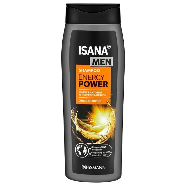 Isana Men Energy Effect Kafein ve Keratin 300 ml Şampuan - Görsel 2