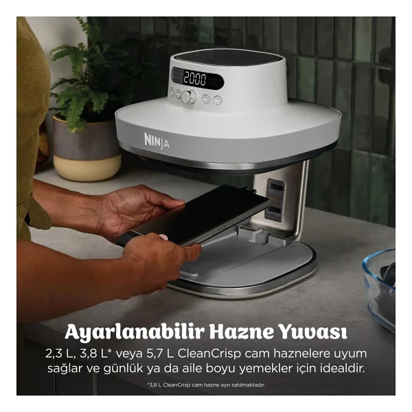 Ninja Crispi Pro 5in1 White Yağsız Fritöz - Görsel 6