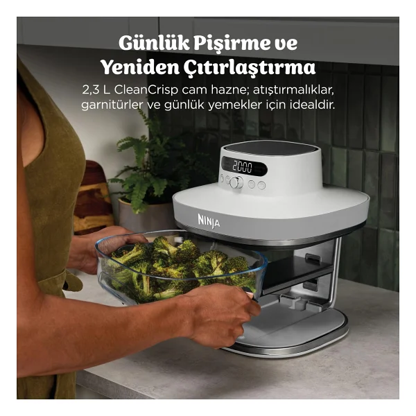 Ninja Crispi Pro 5in1 White Yağsız Fritöz - Görsel 9