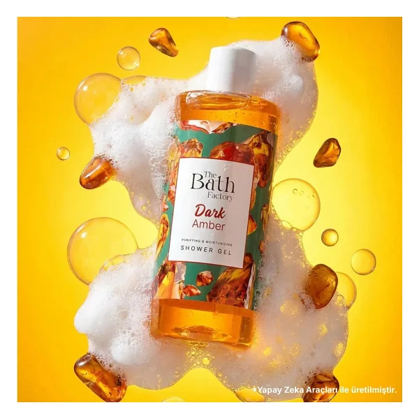 The Bath Factory Dark Amber Nemlendirici 400 ml Duş Jeli - Görsel 3