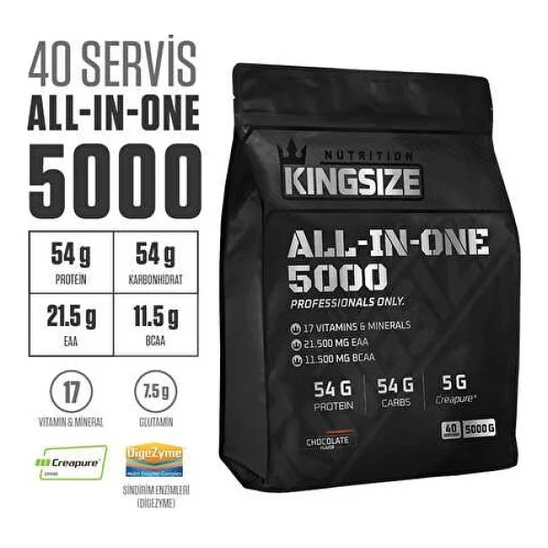 Kingsize Nutrition All In One 5000 gr - Görsel 2