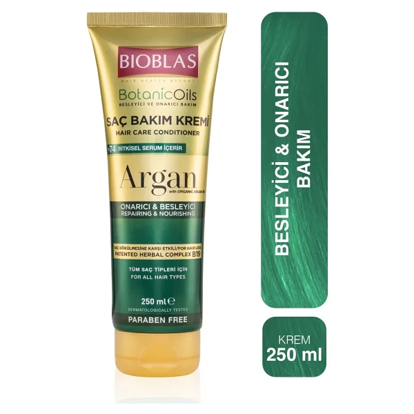 Bioblas Botanics Oil Argan Yağlı 250 ml Saç Kremi - Görsel 4