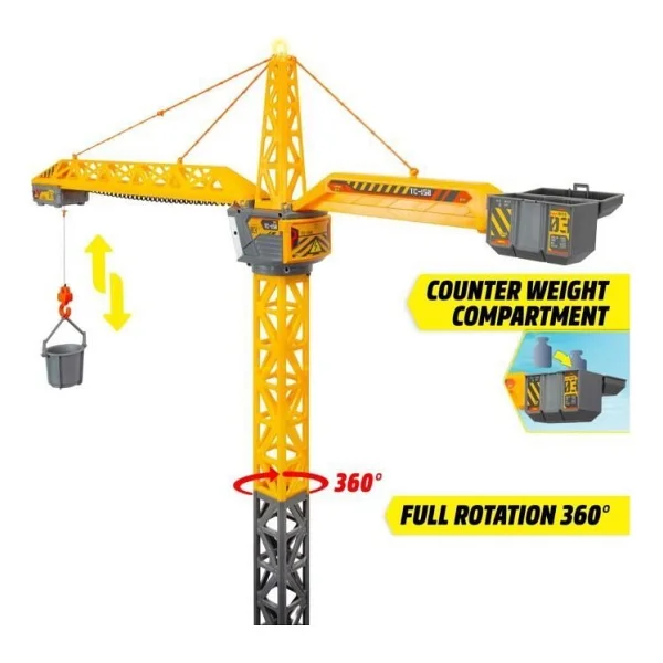 Dickie RC Titan Crane Uzaktan Kumandalı Vinç 203729025 - Görsel 5