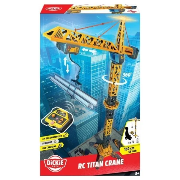 Dickie RC Titan Crane Uzaktan Kumandalı Vinç 203729025 - Görsel 8