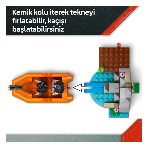 Lego 76975 Jurassic World T.Rex Nehir Kaçışı - Görsel 7