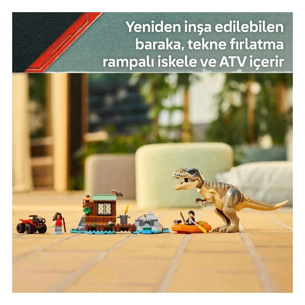 Lego 76975 Jurassic World T.Rex Nehir Kaçışı - Görsel 6