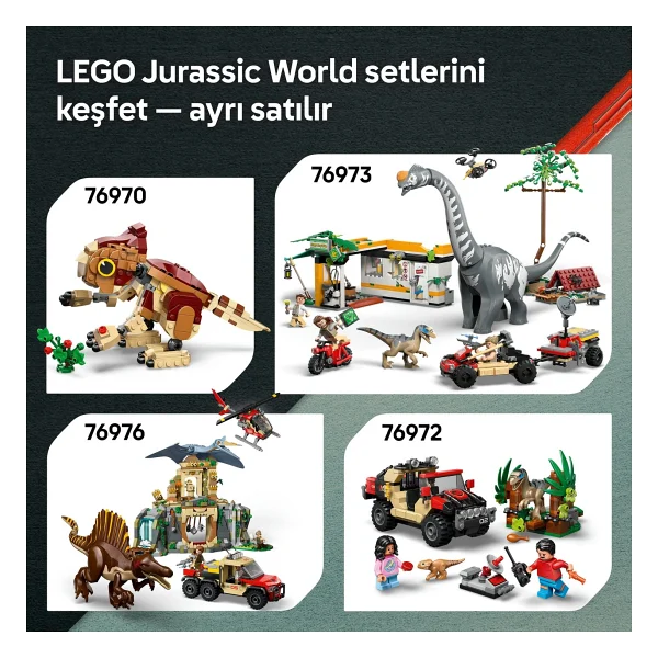 Lego 76975 Jurassic World T.Rex Nehir Kaçışı - Görsel 10