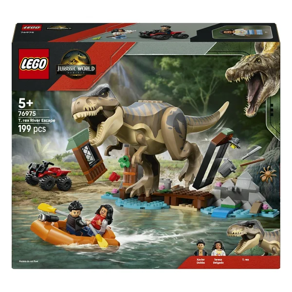 Lego 76975 Jurassic World T.Rex Nehir Kaçışı - Görsel 2
