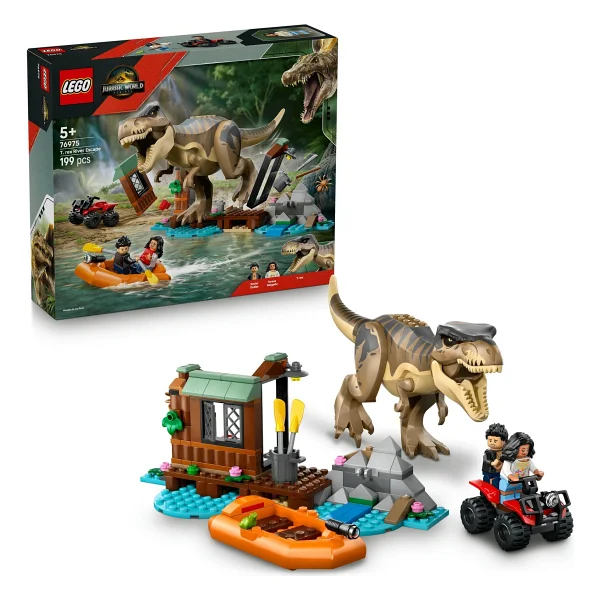 Lego 76975 Jurassic World T.Rex Nehir Kaçışı - Görsel 3