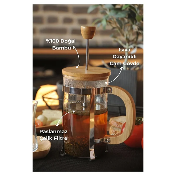 Bambum B2487 Ginza 600 ml French Press - Görsel 2