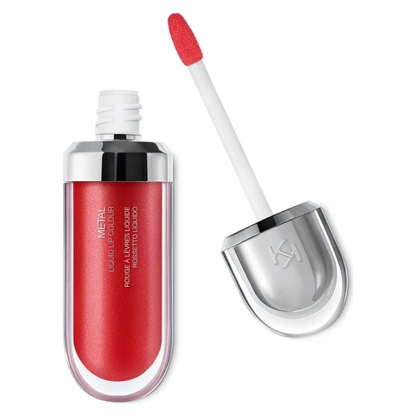 KIKO Milano Metal Lip Colour 05 Classic Red Likit Ruj - Görsel 2
