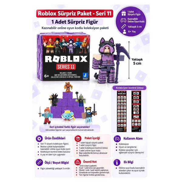 Roblox Sürpriz Figür Paketi S11 RBL49000 - Görsel 2