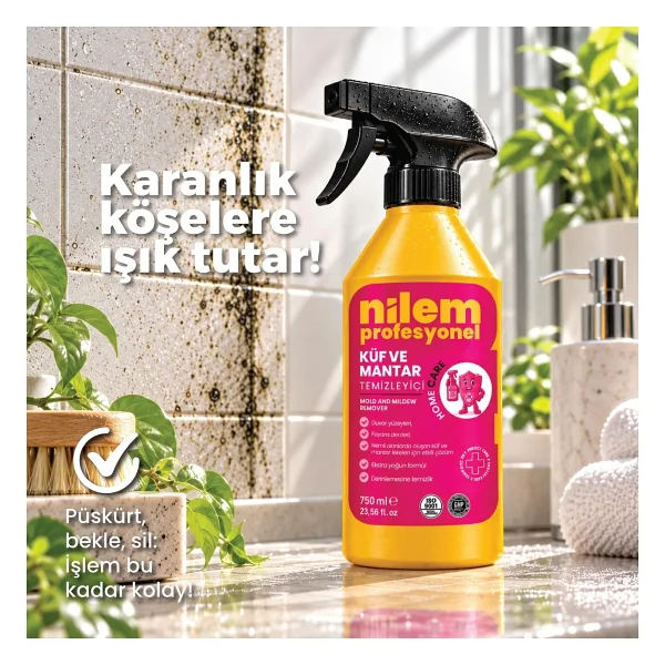 Nilem Küf ve Mantar Temizleyici 750 ml - Görsel 3
