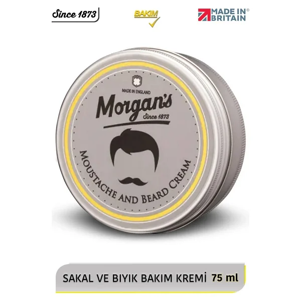 Morgan's Pomade Pomade Moustache And Beard Cream / Nemlendirici Bıyık Ve Sakal Kremi 75 ml - Görsel 7