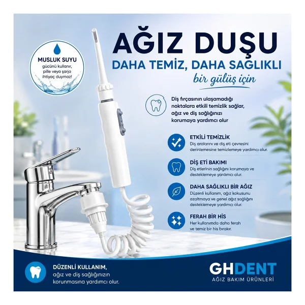 Ghdent Oral İrrigatör Ağız Duşu - Görsel 4