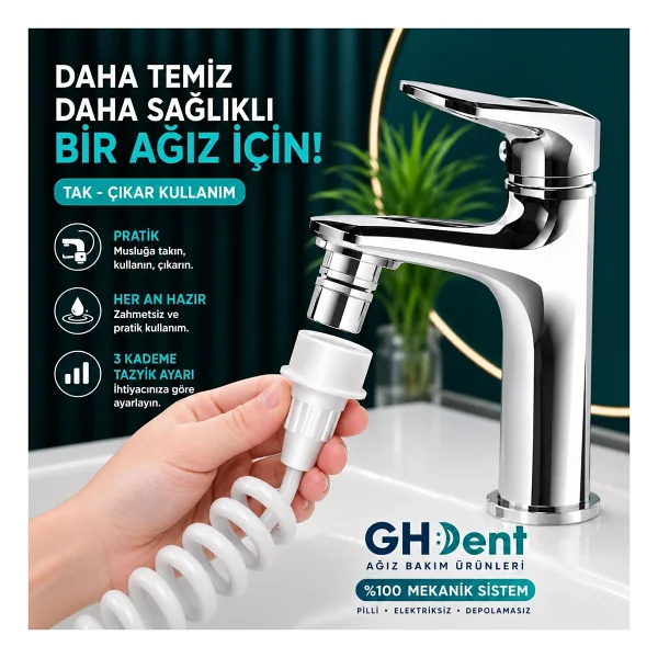 Ghdent Oral İrrigatör Ağız Duşu - Görsel 2
