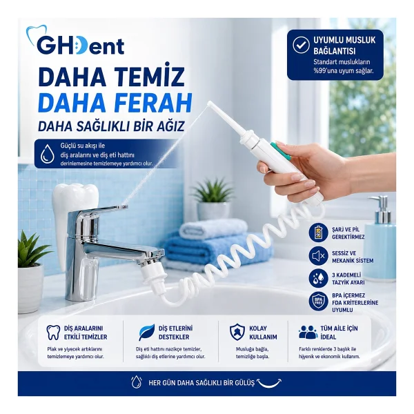 Ghdent Oral İrrigatör Ağız Duşu - Görsel 3