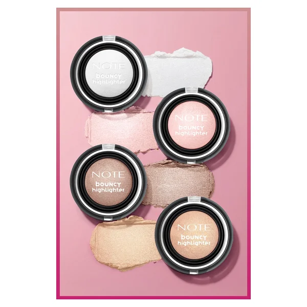 Note Bouncy 03 Champagne Glow Krem Highlighter - Görsel 7