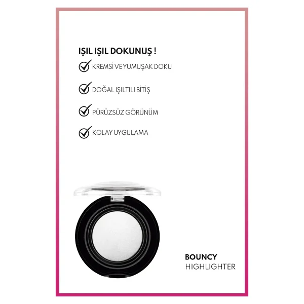 Note Bouncy 01 Icy Shell Krem Highlighter - Görsel 4