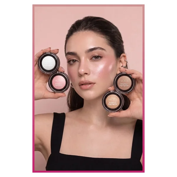 Note Bouncy 01 Icy Shell Krem Highlighter - Görsel 6
