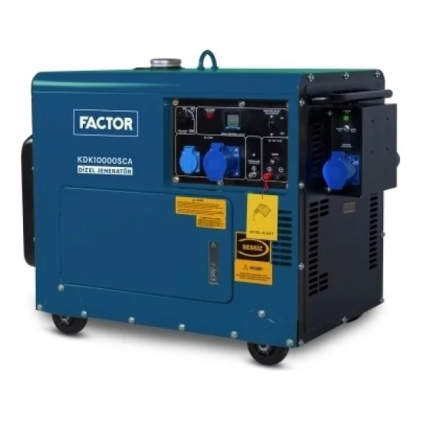 Factor KDK10000SCA 9.4 kVA Marşlı Dizel Jeneratör - Görsel 2