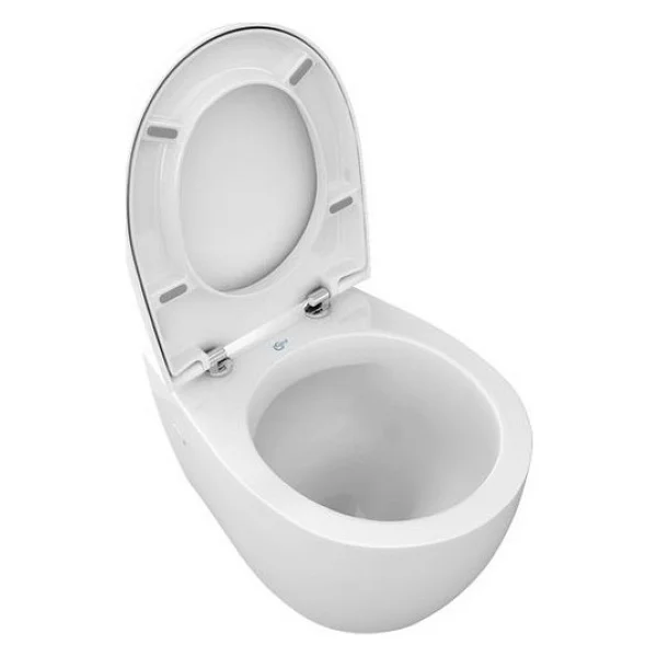 Ideal Standard Stradao Clearim Kanalsız Asma Klozet (Yavaş Kapanır Ince Kapak Dahil) - Beyaz - Görsel 6