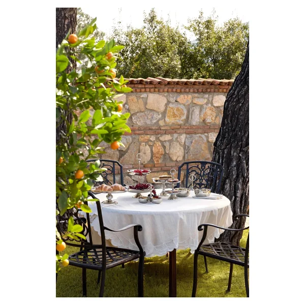 Linens Wawe 32x32x12 cm Ayaklı Servis Tabağı - Görsel 4