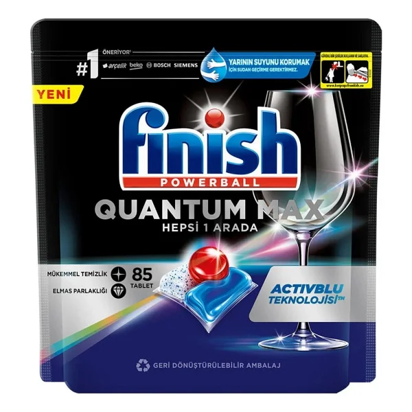 Finish Quantum Max Bulaşık Makinesi Tableti 85'li - Görsel 10