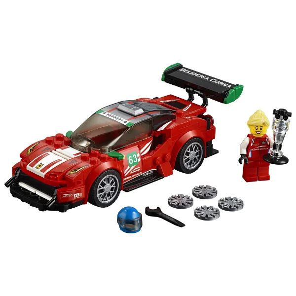 Lego Speed Champions 75886 Ferrari 488 GT3 Scuderia Corsa - Görsel 5