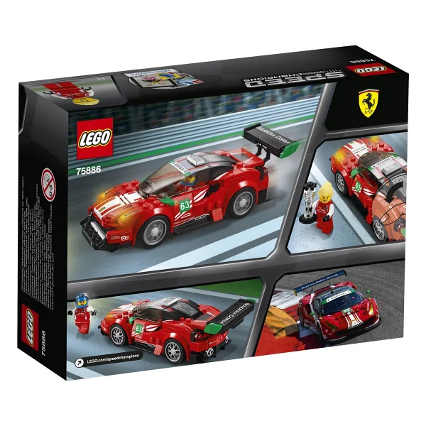Lego Speed Champions 75886 Ferrari 488 GT3 Scuderia Corsa - Görsel 3