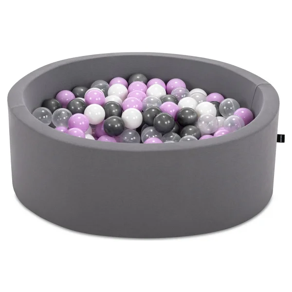 Wellgro Bubble Pops Gri Top Havuzu - Gri/beyaz/seffaf/lila Top - Mor - Görsel 2