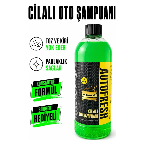 Autofresh Cilalı Konsantre Oto Şampuan 410 ml - Görsel 4