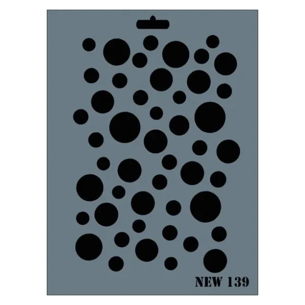 Rich New Seri N-139 Stencil 35X25 cm - Tek ebat - 001-Renkli - Görsel 2