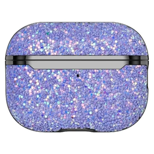 Eco Port Onegif Airpods Pro 2 (2.nesil) Bright Simli Airpods Kapak - Derin Mor - Görsel 2