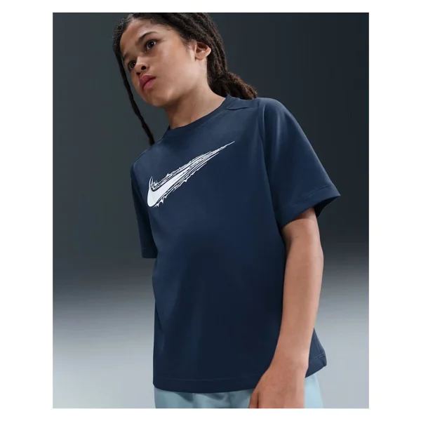 Nike Multi Dri-Fit HF8100 Kısa Kollu Bisiklet Yaka Çocuk Tişört - Görsel 6