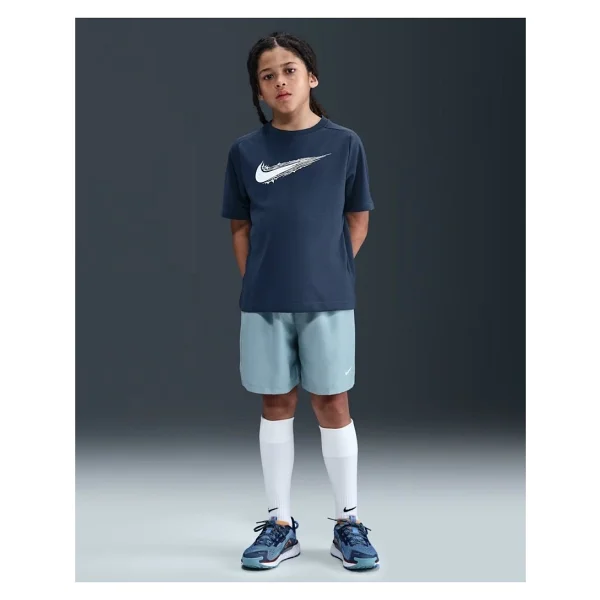 Nike Multi Dri-Fit HF8100 Kısa Kollu Bisiklet Yaka Çocuk Tişört - Görsel 4