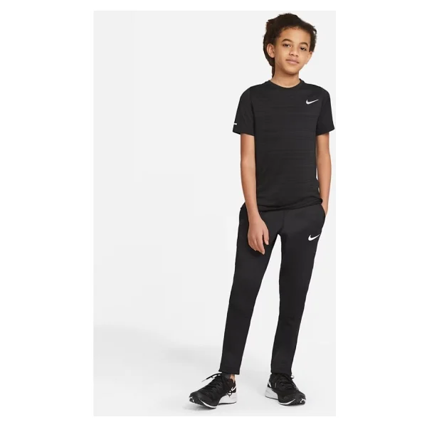 Nike Dri-Fit Miler DD3055 Kısa Kollu Bisiklet Yaka Çocuk Spor Tişört - Görsel 6