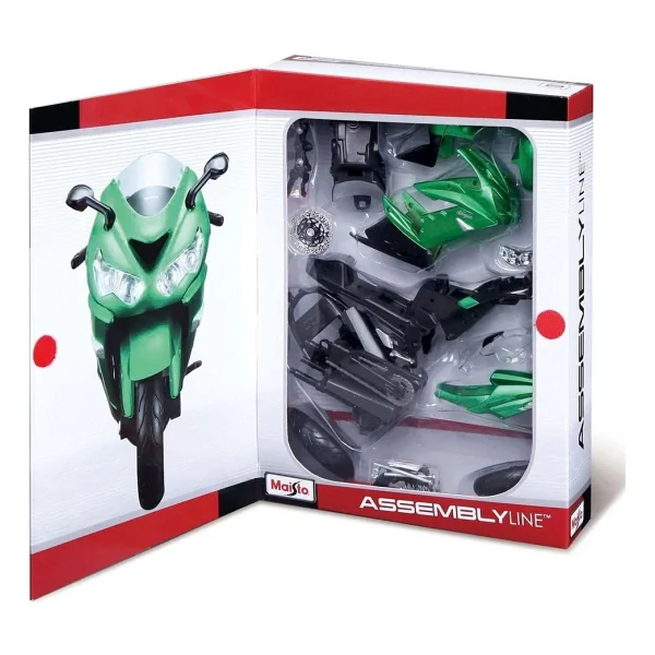 Maisto Kawasaki Ninja ZX-14R Model Kit Motosiklet 1/12 39197 - Görsel 2