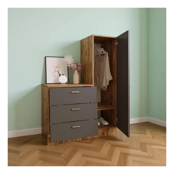 Robin Home Lyana Aynalı Şifonyer - Görsel 6