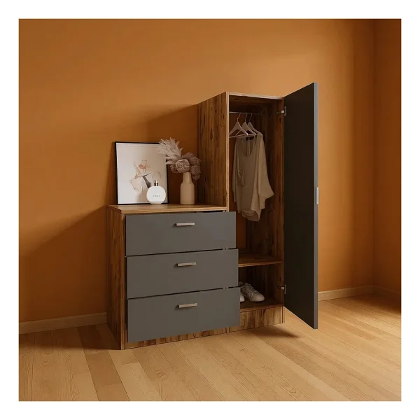 Robin Home Lyana Aynalı Şifonyer - Görsel 8