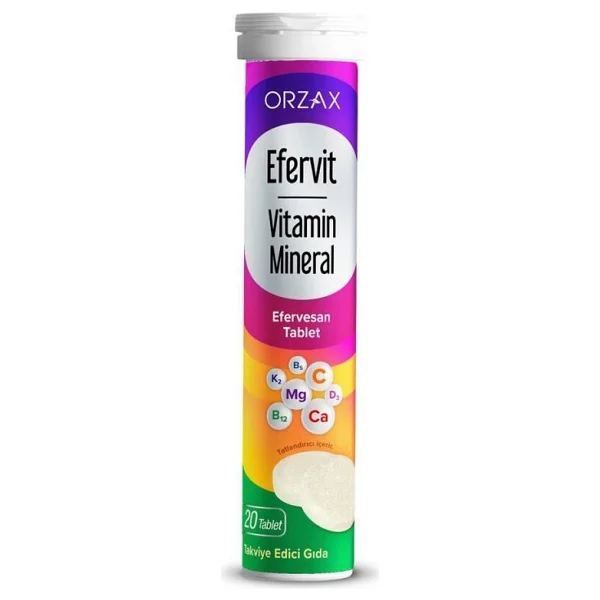 Efervit Multivitamin Mineral 20 Efervesan Tablet - Görsel 3