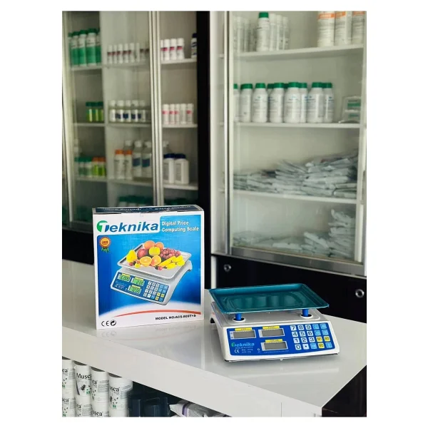 Teknika Elektronik Pilli Terazi Market Manav Terazi 40 kg - Görsel 3