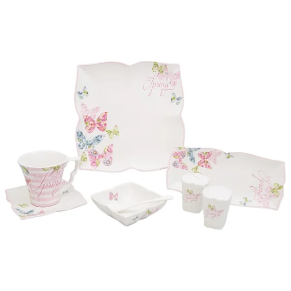 Karaca Spring Blossom 32 Parça 6 Kişilik Kahvaltı Takımı - Görsel 2