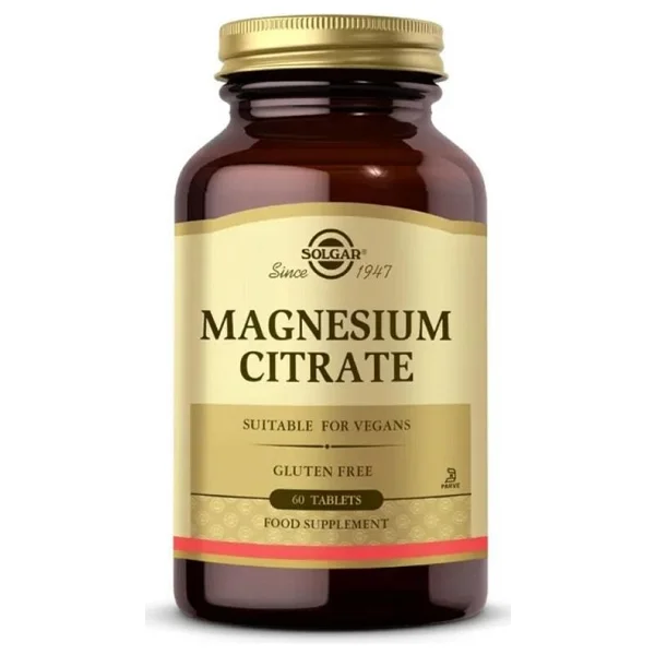 Solgar Magnesium Citrate 200 mg 60 Tablet - Görsel 7