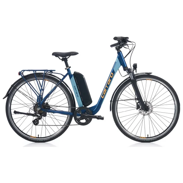 Carraro Ecomfort 2.1 250 W Mavi-Turuncu Elektrikli Bisiklet - Görsel 2
